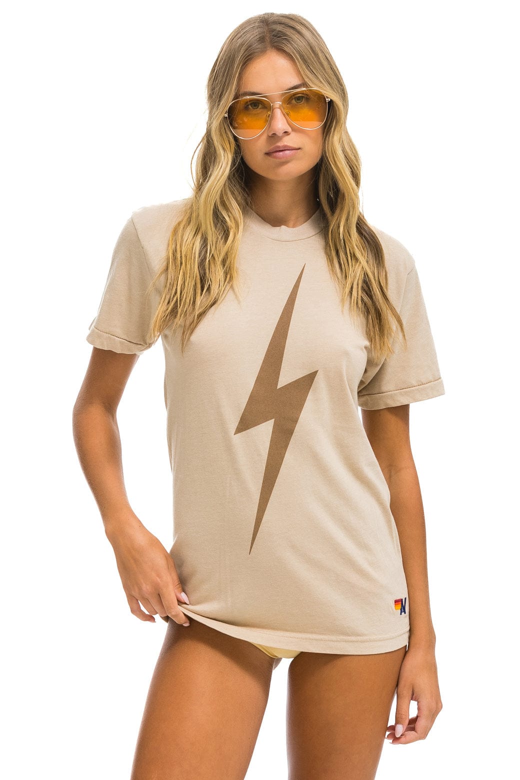 Classic BOLT TEE - SAND MOCHA