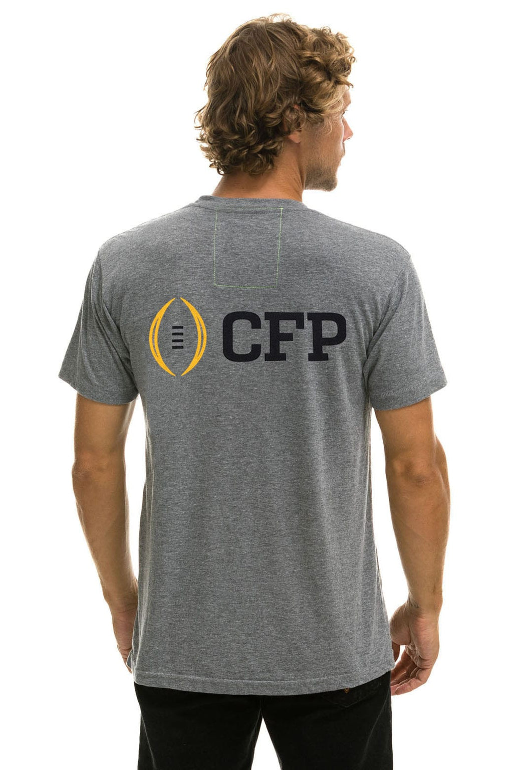 Classic CFP NATIONAL CHAMPIONSHIP 2025 CREW TEE SHIRT - HEATHER GREY