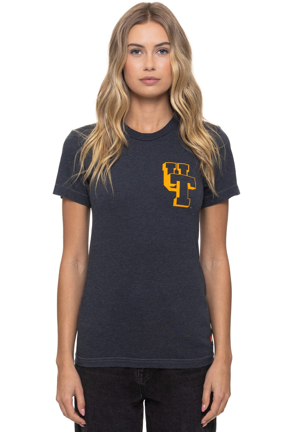Classic UNIVERSITY OF TENNESSEE BOLT CREW TEE SHIRT - CHARCOAL