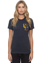 Classic UNIVERSITY OF TENNESSEE BOLT CREW TEE SHIRT - CHARCOAL