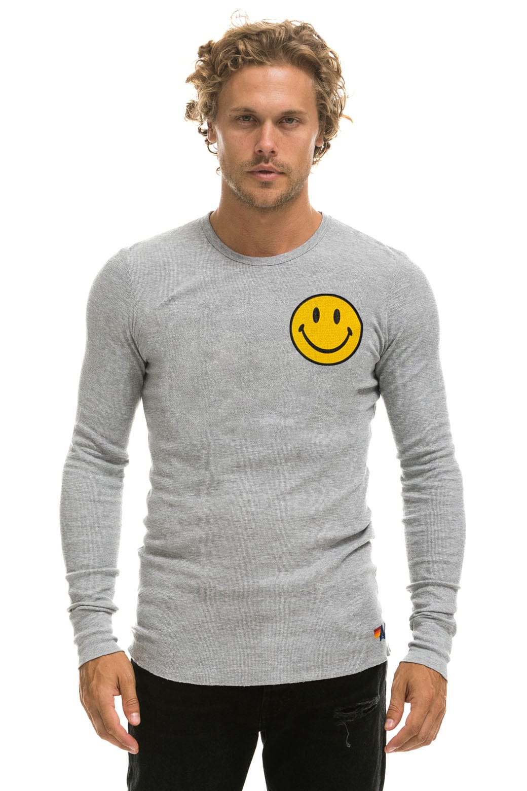 Classic SMILEY 2 THERMAL - HEATHER GREY