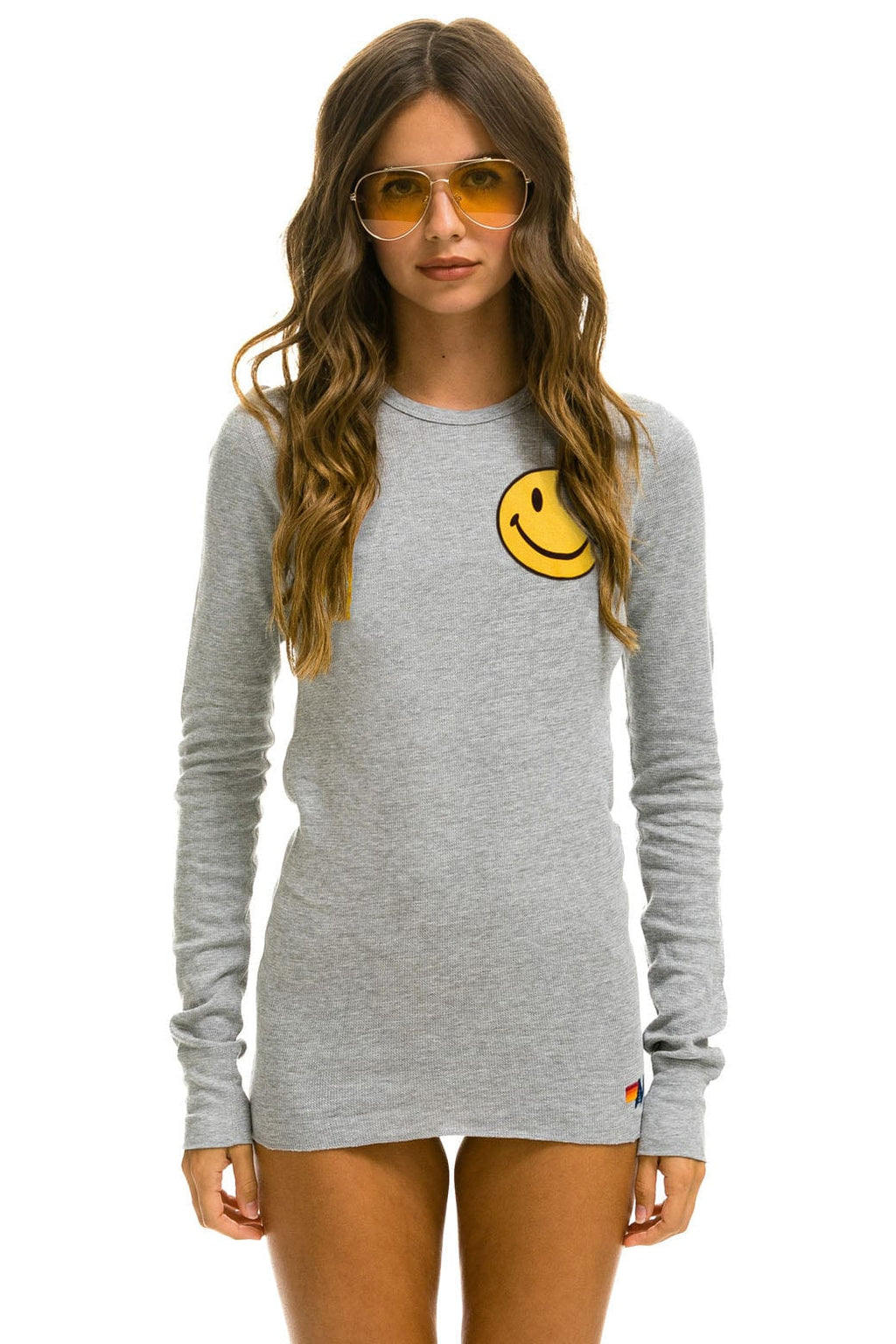 Classic SMILEY 2 THERMAL - HEATHER GREY