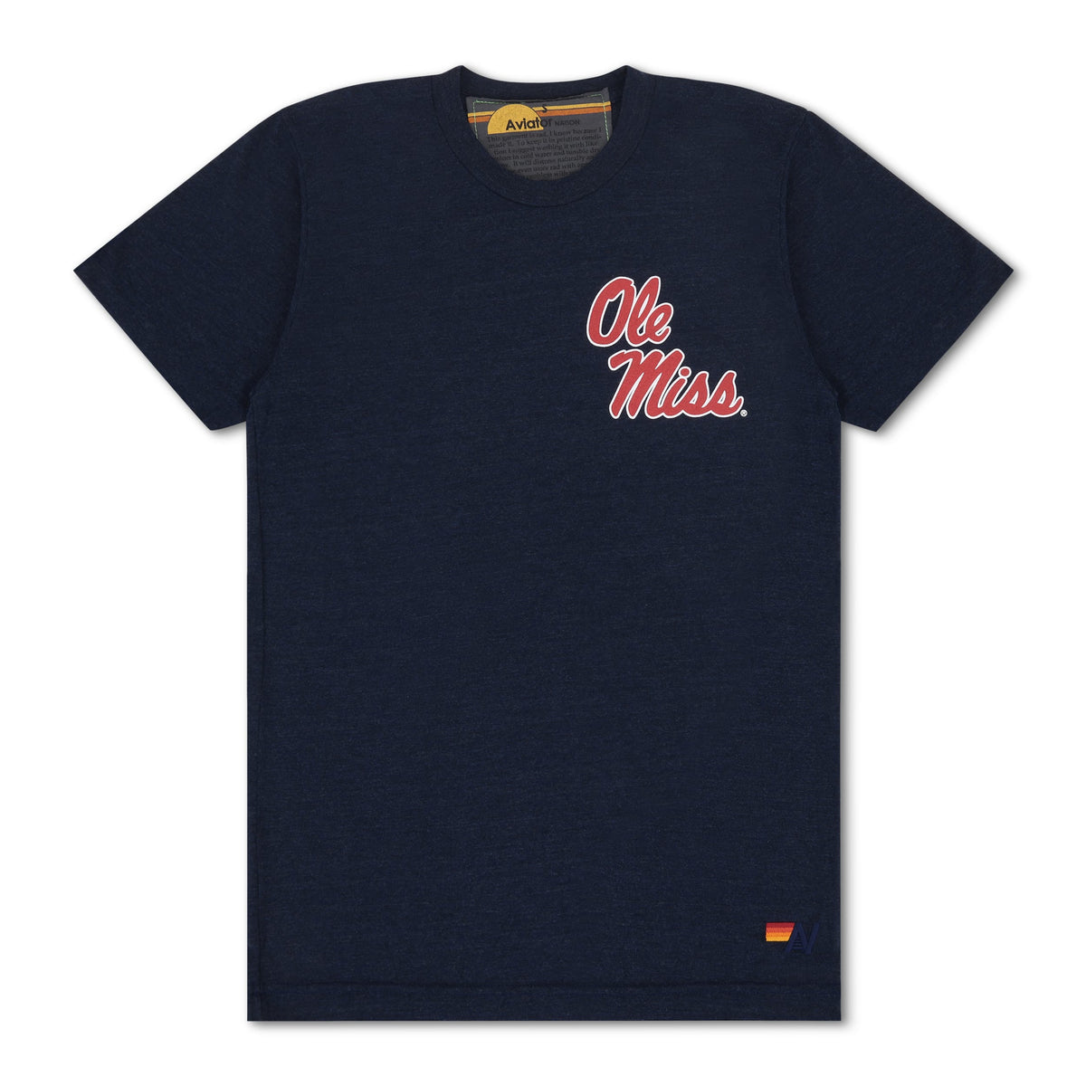 Classic OLE MISS 2026 CREW TEE SHIRT - NAVY
