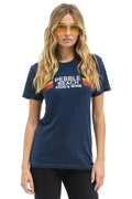 Classic PEBBLE BEACH FOOD & WINE 2025 UNISEX CREW TEE - NAVY