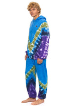 Classic HAND DYED V SWEATPANTS - TIE DYE OCEAN PURPLE
