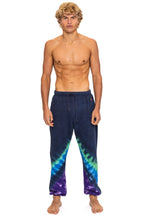 Classic HAND DYED V SWEATPANTS - TIE DYE MIDNIGHT PURPLE