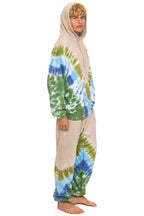 Classic HAND DYED V SWEATPANTS - TIE DYE SAND BLUE GREEN