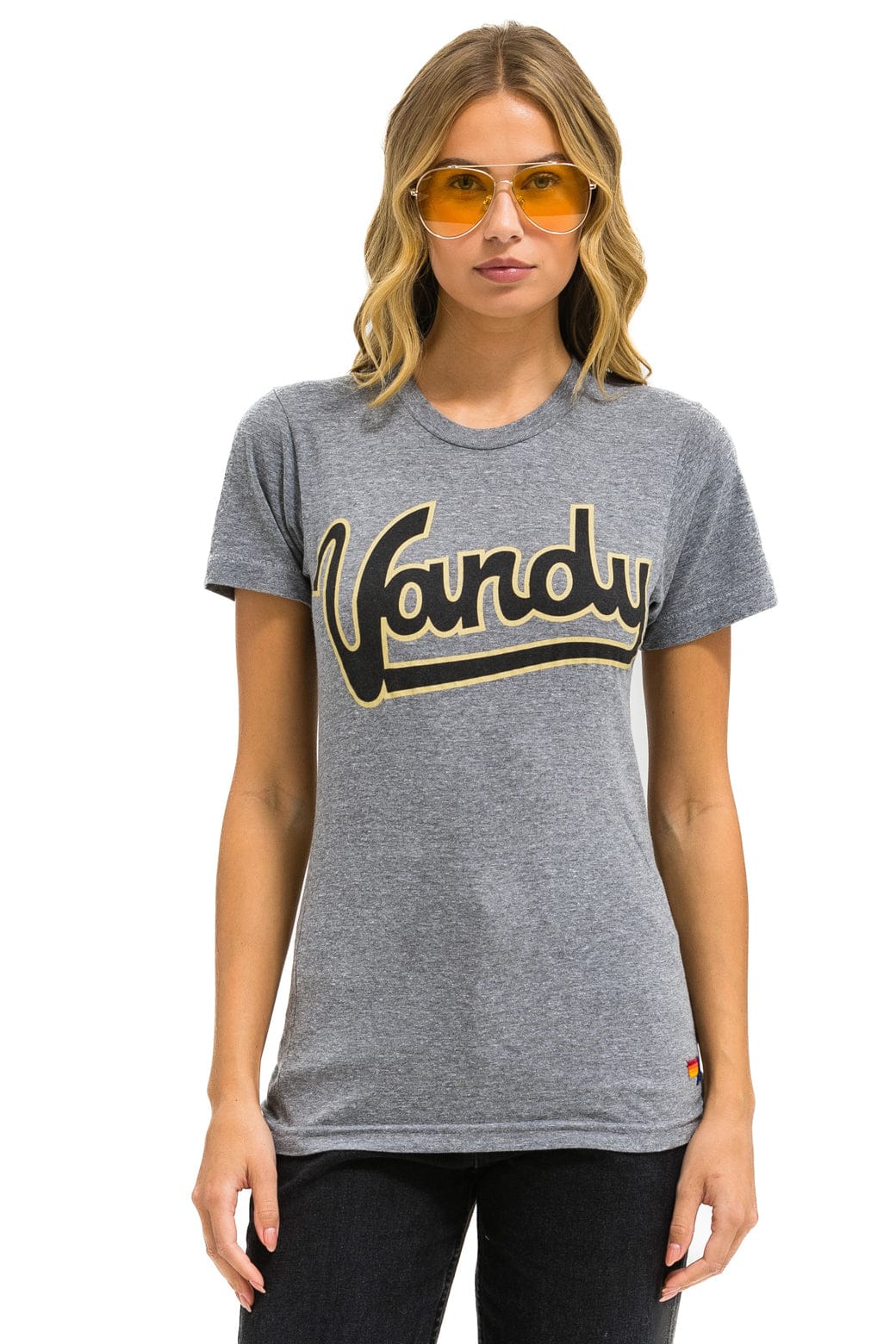Classic VANDERBILT COMMODORES CREW TEE SHIRT - HEATHER GREY