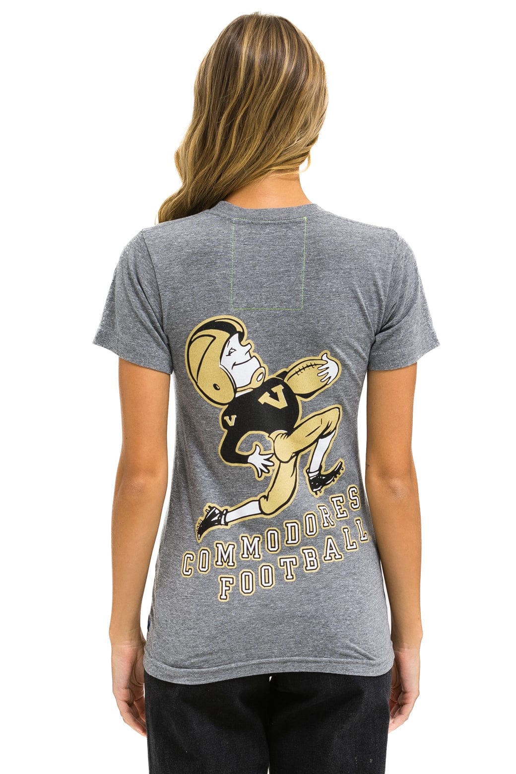Classic VANDERBILT COMMODORES CREW TEE SHIRT - HEATHER GREY