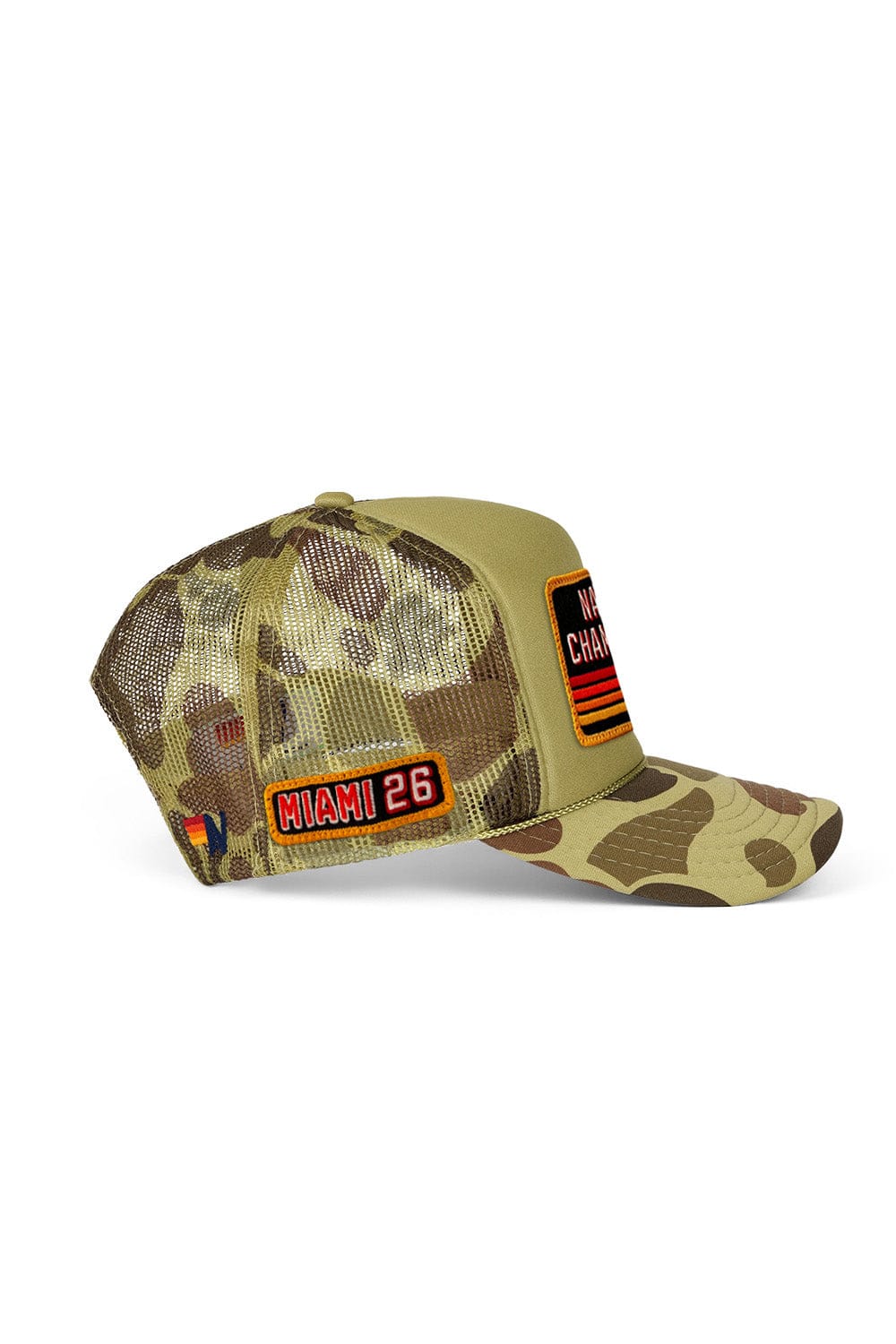 Classic CFP NATIONAL CHAMPIONSHIP 2026 VINTAGE LOW RISE TRUCKER - CAMO