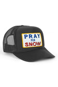 Classic PRAY FOR SNOW VINTAGE TRUCKER HAT