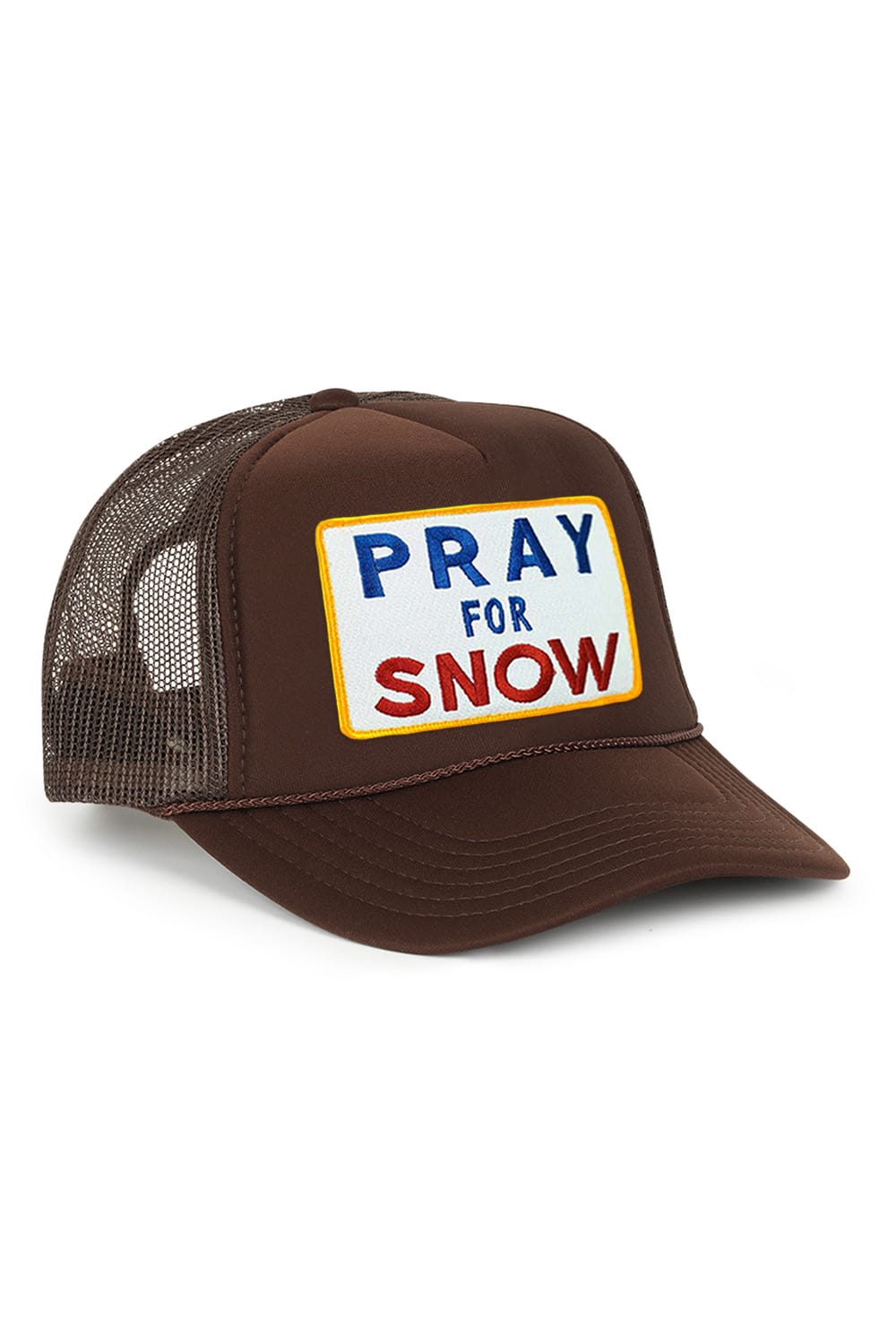 Classic PRAY FOR SNOW VINTAGE TRUCKER HAT