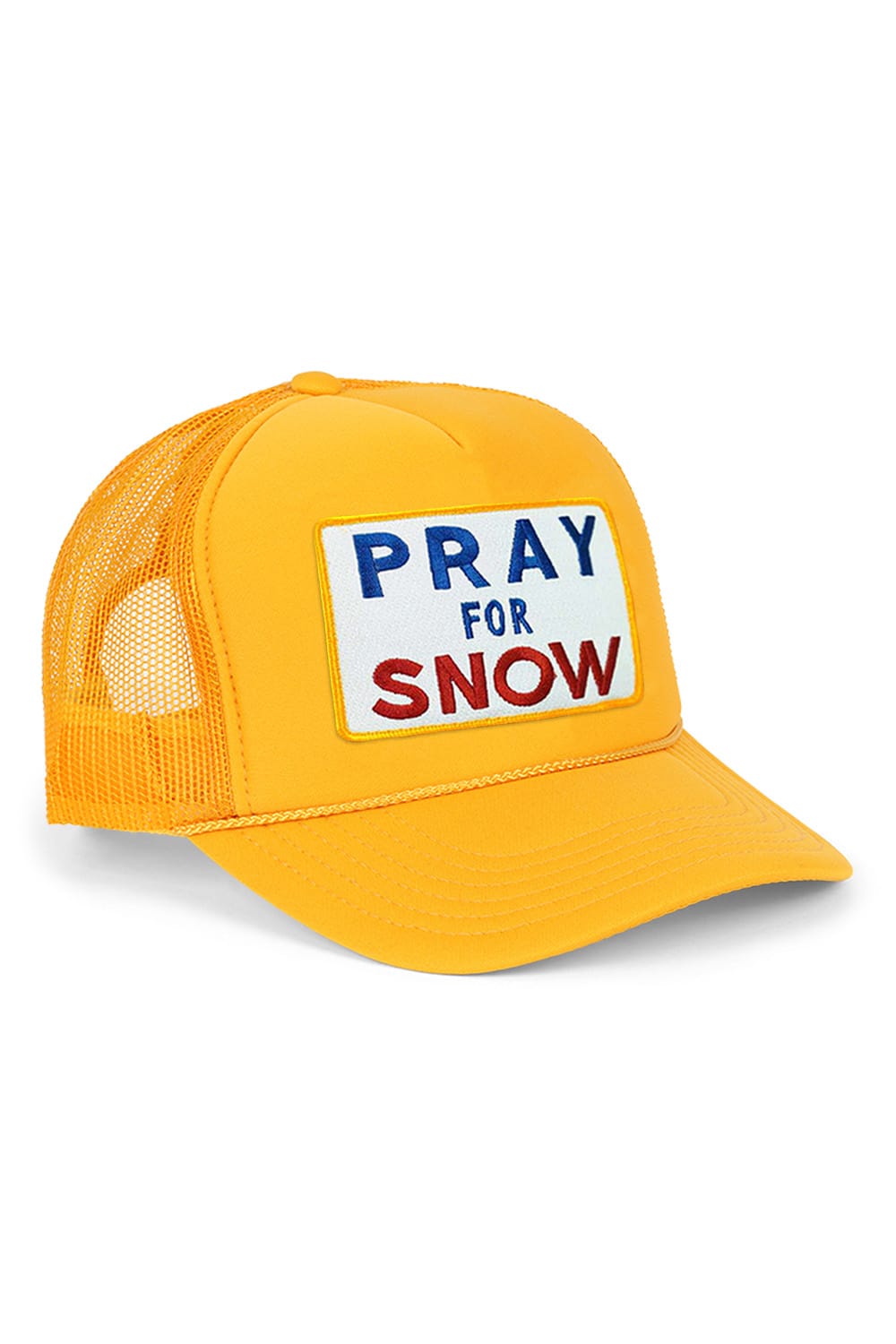 Classic PRAY FOR SNOW VINTAGE TRUCKER HAT