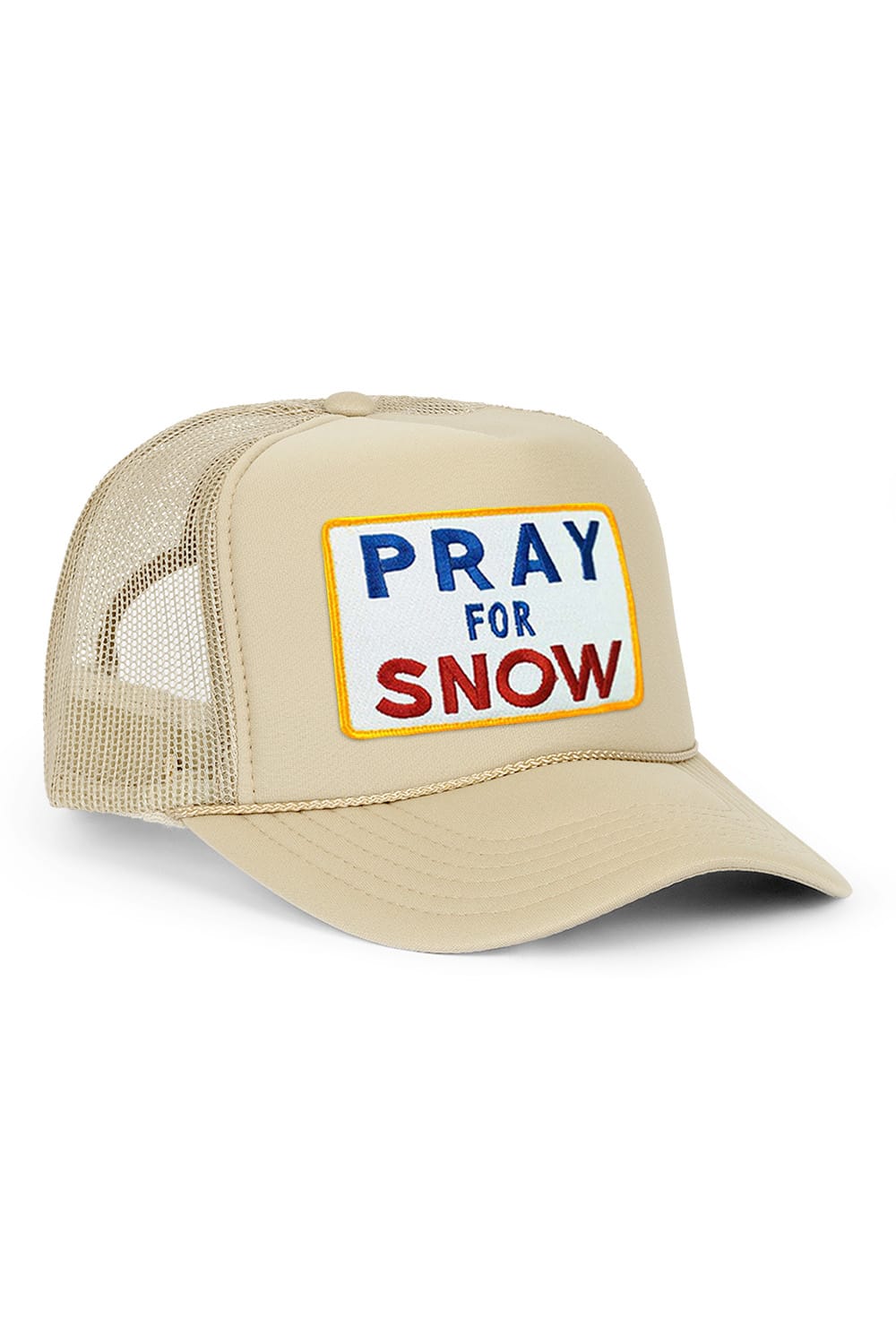 Classic PRAY FOR SNOW VINTAGE TRUCKER HAT
