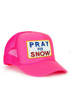 Classic PRAY FOR SNOW VINTAGE TRUCKER HAT