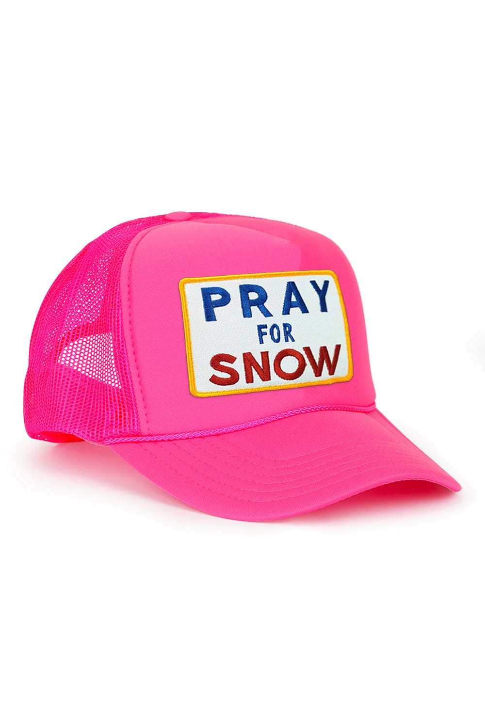Classic PRAY FOR SNOW VINTAGE TRUCKER HAT