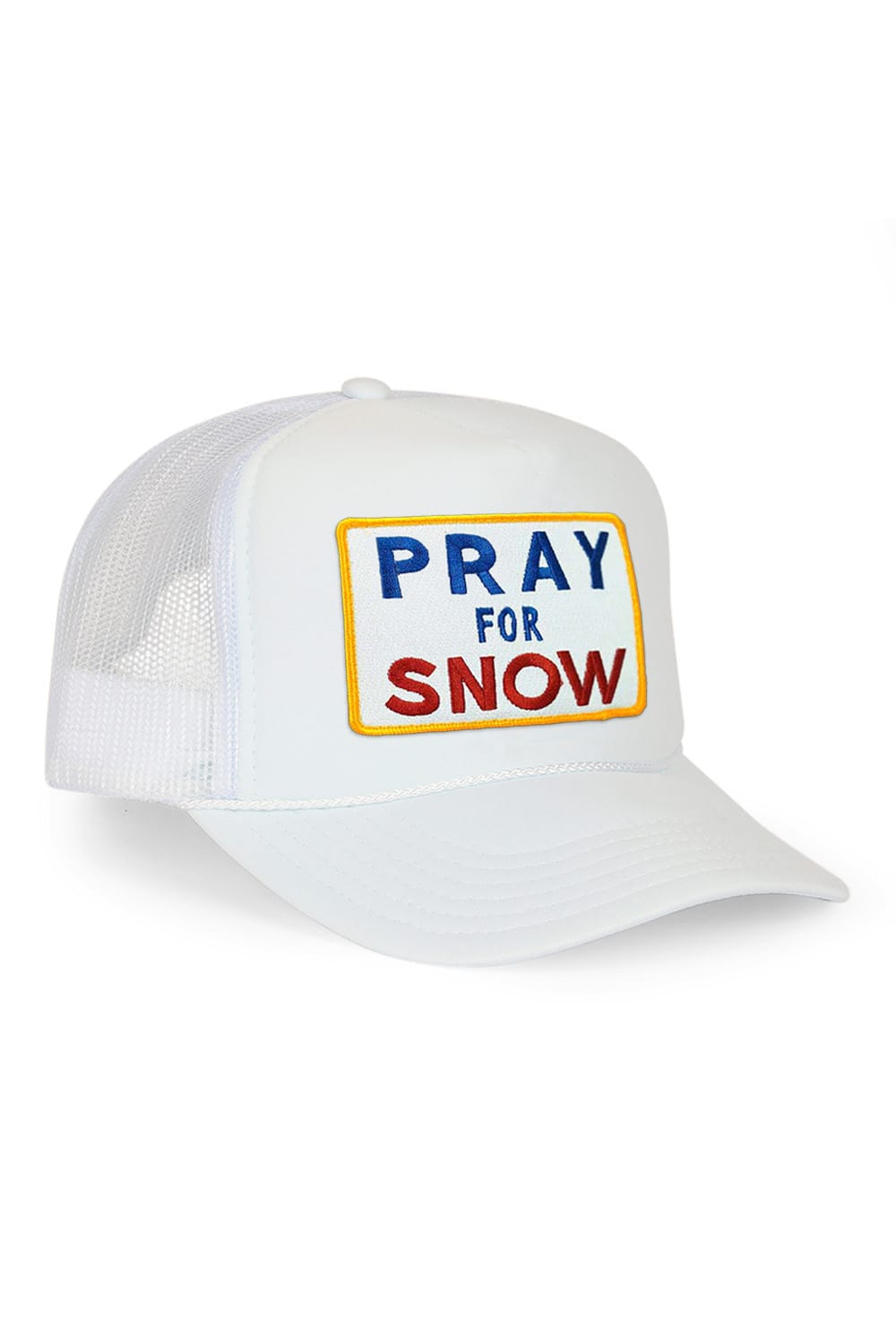 Classic PRAY FOR SNOW VINTAGE TRUCKER HAT