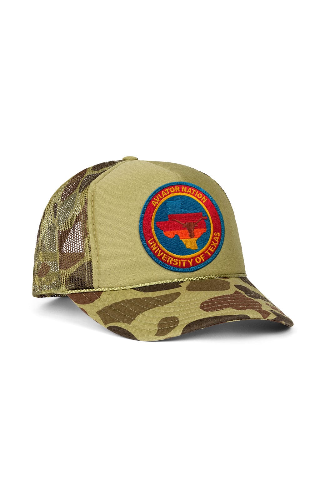Classic UNIVERSITY OF TEXAS CIRCLE PATCH VINTAGE LOW RISE TRUCKER - CAMO
