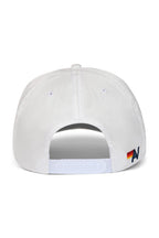 Classic MEMBERS EXCLUSIVE VINTAGE SATIN SCRIPT TRUCKER HAT - WHITE BLACK