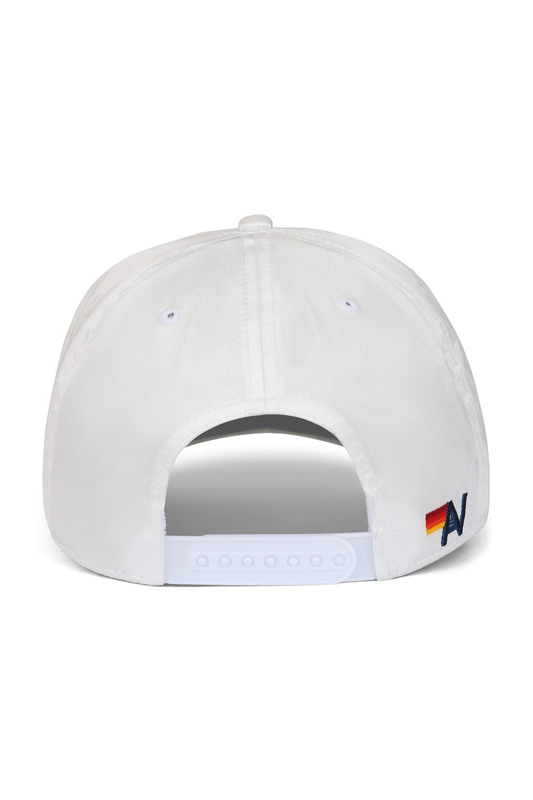 Classic MEMBERS EXCLUSIVE VINTAGE SATIN SCRIPT TRUCKER HAT - WHITE BLACK