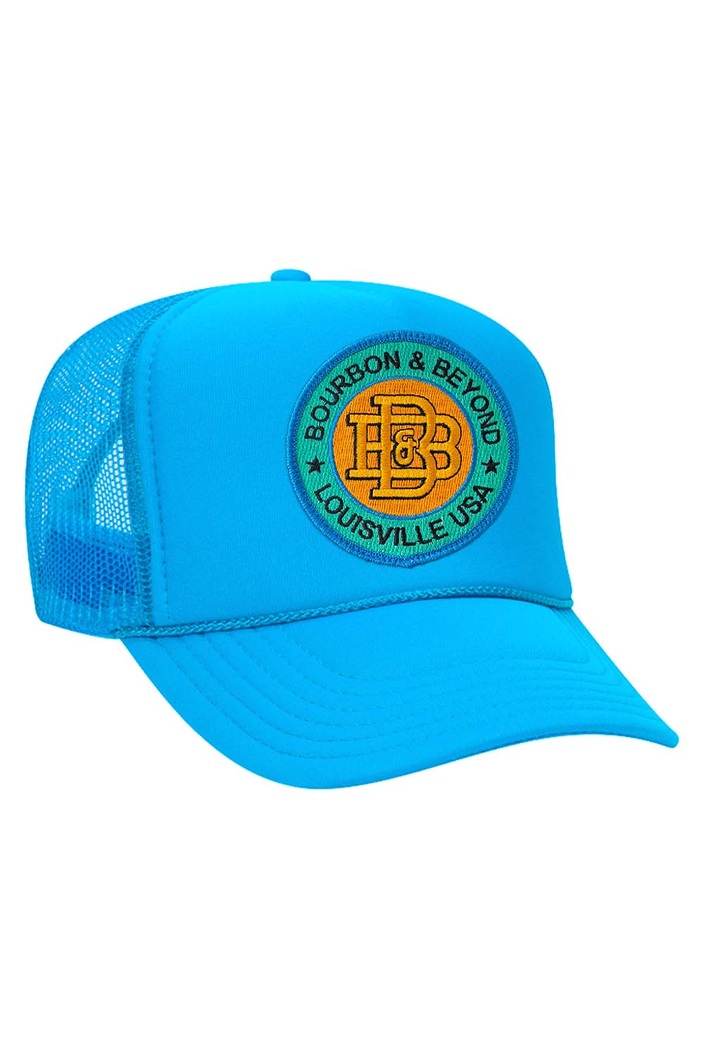 Classic BOURBON AND BEYOND 2025 VINTAGE LOW RISE TRUCKER - NEON BLUE