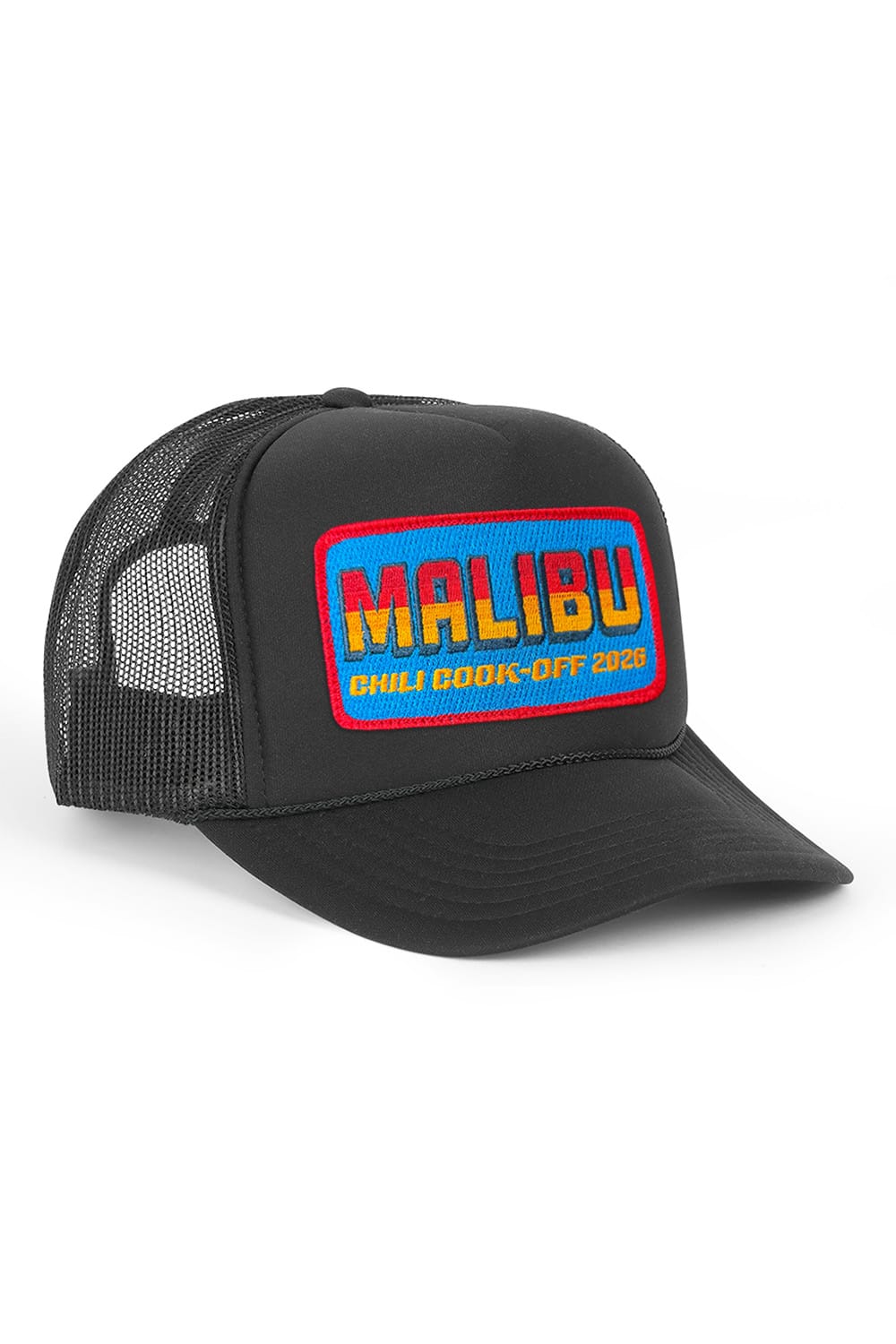 Classic MALIBU CHILI COOK-OFF 2026 VINTAGE LOW RISE TRUCKER - BLACK