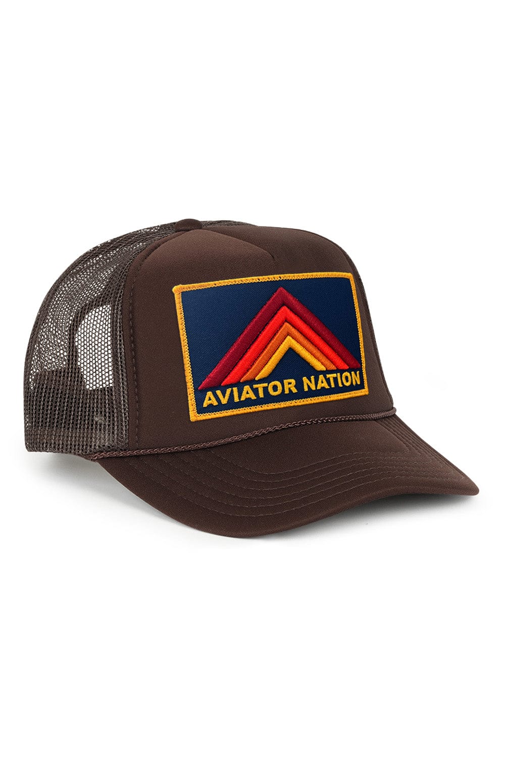Classic MOUNTAIN STRIPE VINTAGE TRUCKER HAT