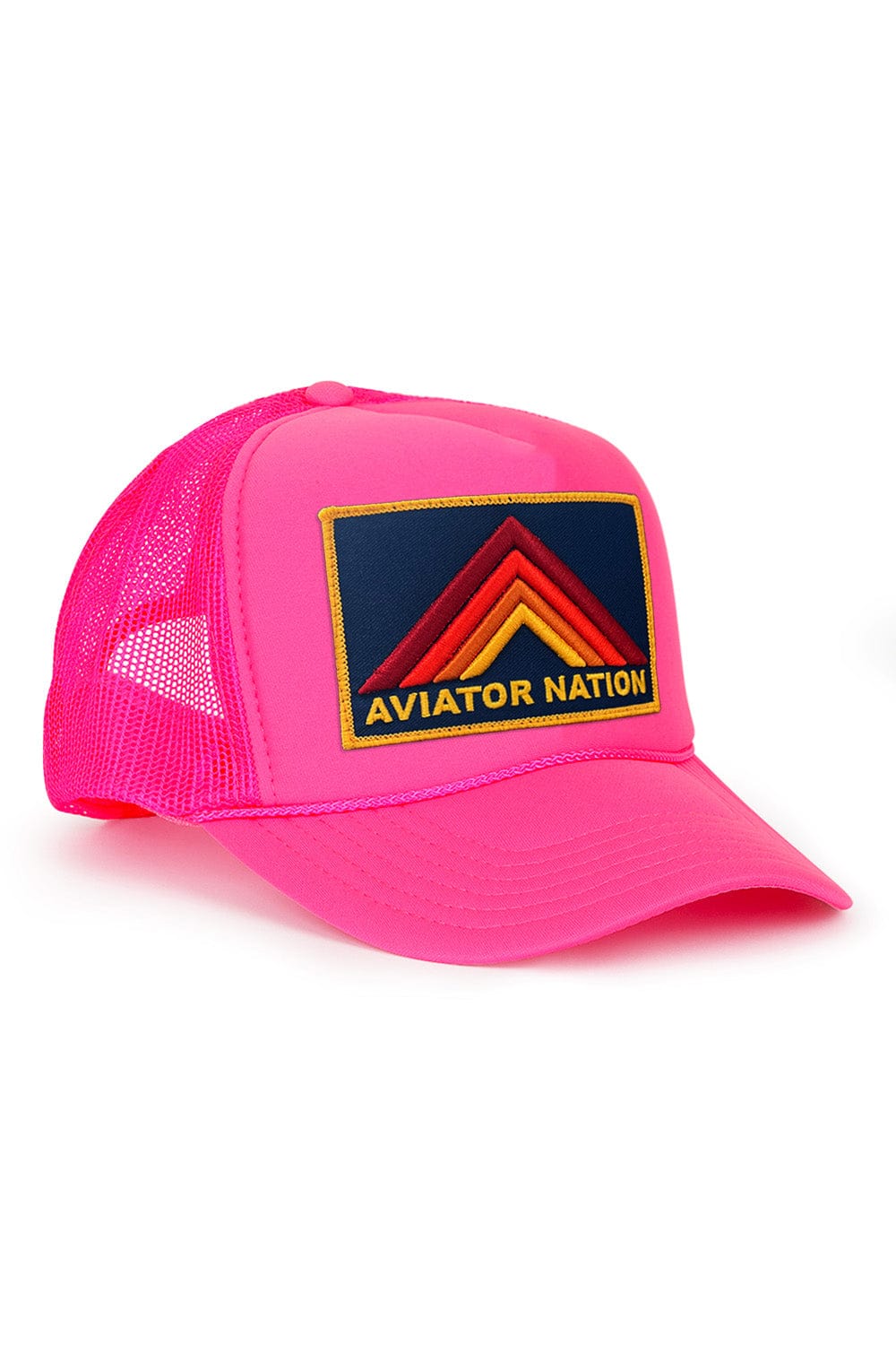 Classic MOUNTAIN STRIPE VINTAGE TRUCKER HAT