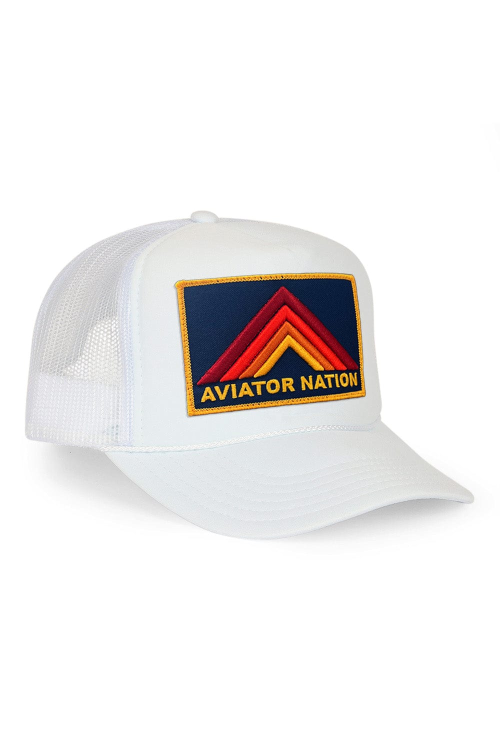 Classic MOUNTAIN STRIPE VINTAGE TRUCKER HAT