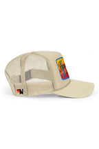 Classic PALM TREE FESTIVAL HAMPTONS 2026 VINTAGE LOW RISE TRUCKER - KHAKI