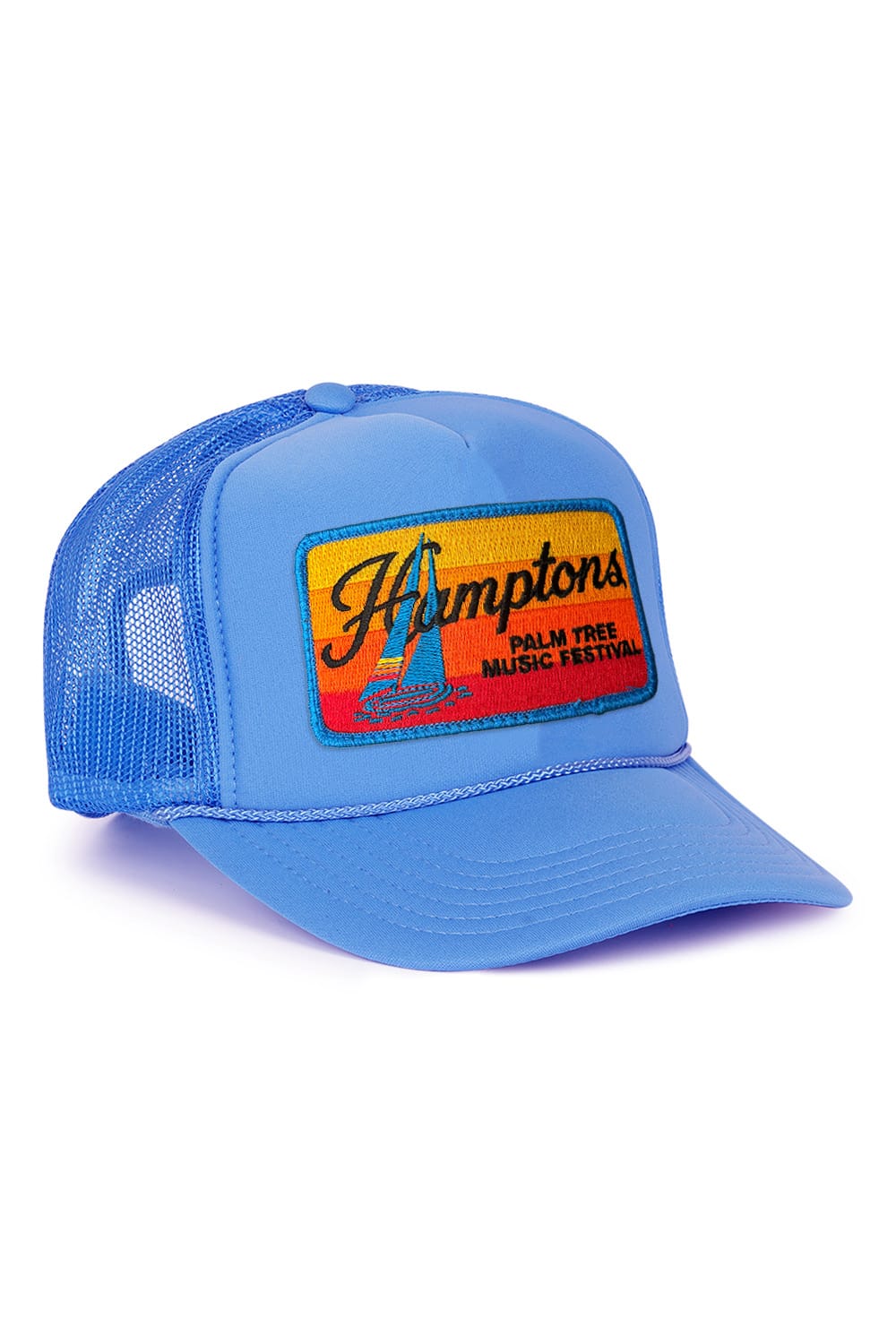 Classic PALM TREE FESTIVAL HAMPTONS 2026 VINTAGE LOW RISE TRUCKER - LIGHT BLUE