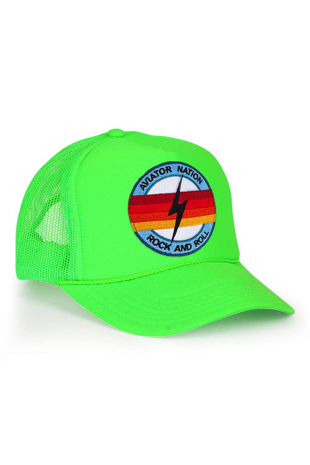 Classic ROCK AND ROLL BOLT VINTAGE TRUCKER HAT