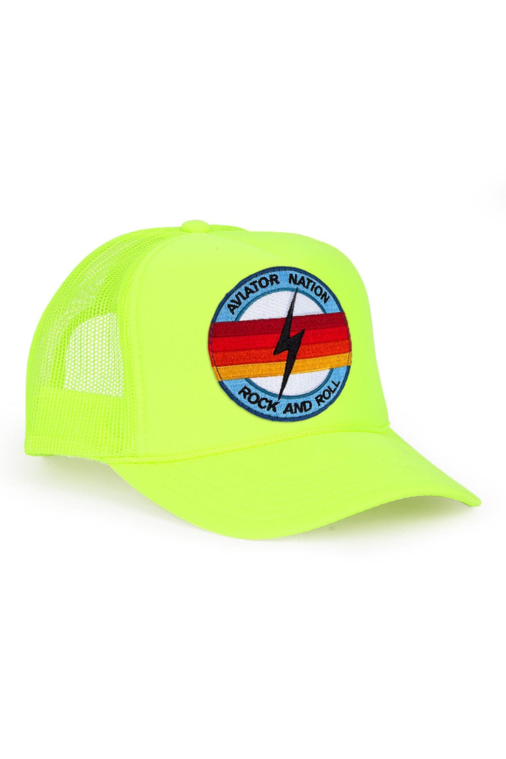 Classic ROCK AND ROLL BOLT VINTAGE TRUCKER HAT