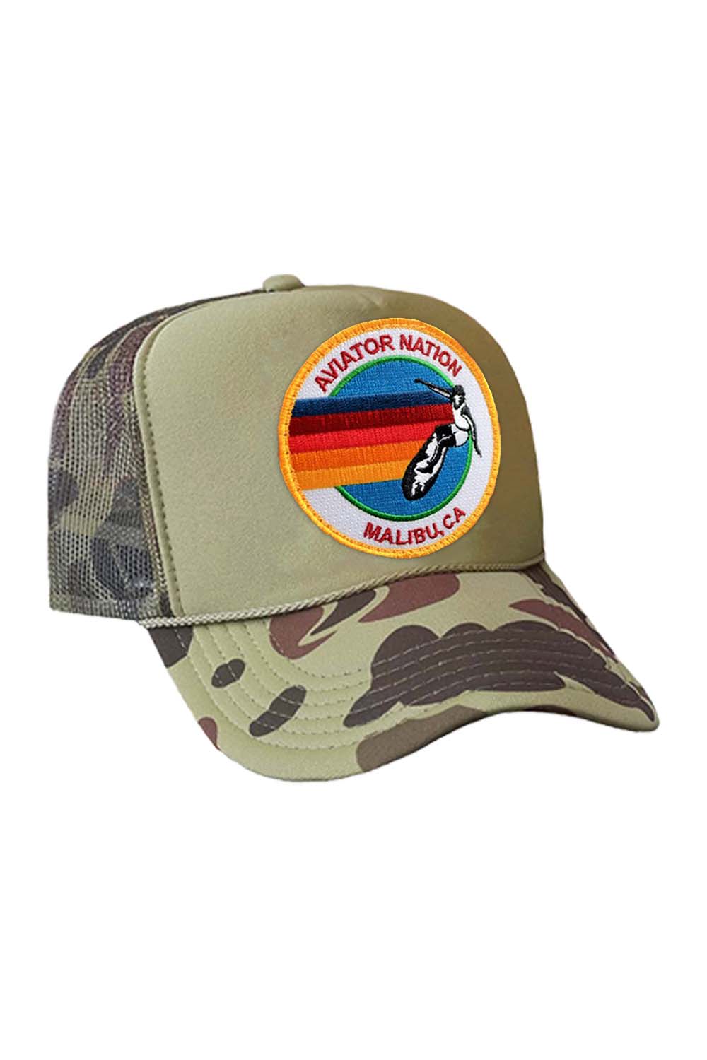 Classic AVIATOR NATION MALIBU VINTAGE TRUCKER HAT