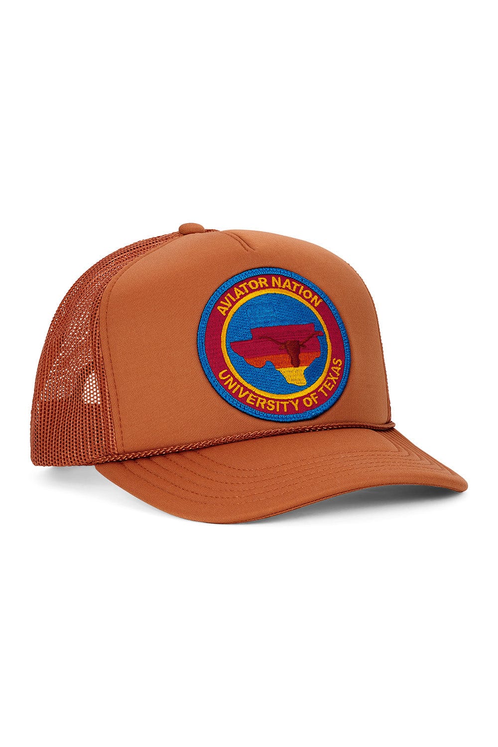Classic UNIVERSITY OF TEXAS CIRCLE PATCH VINTAGE LOW RISE TRUCKER - BURNT ORANGE