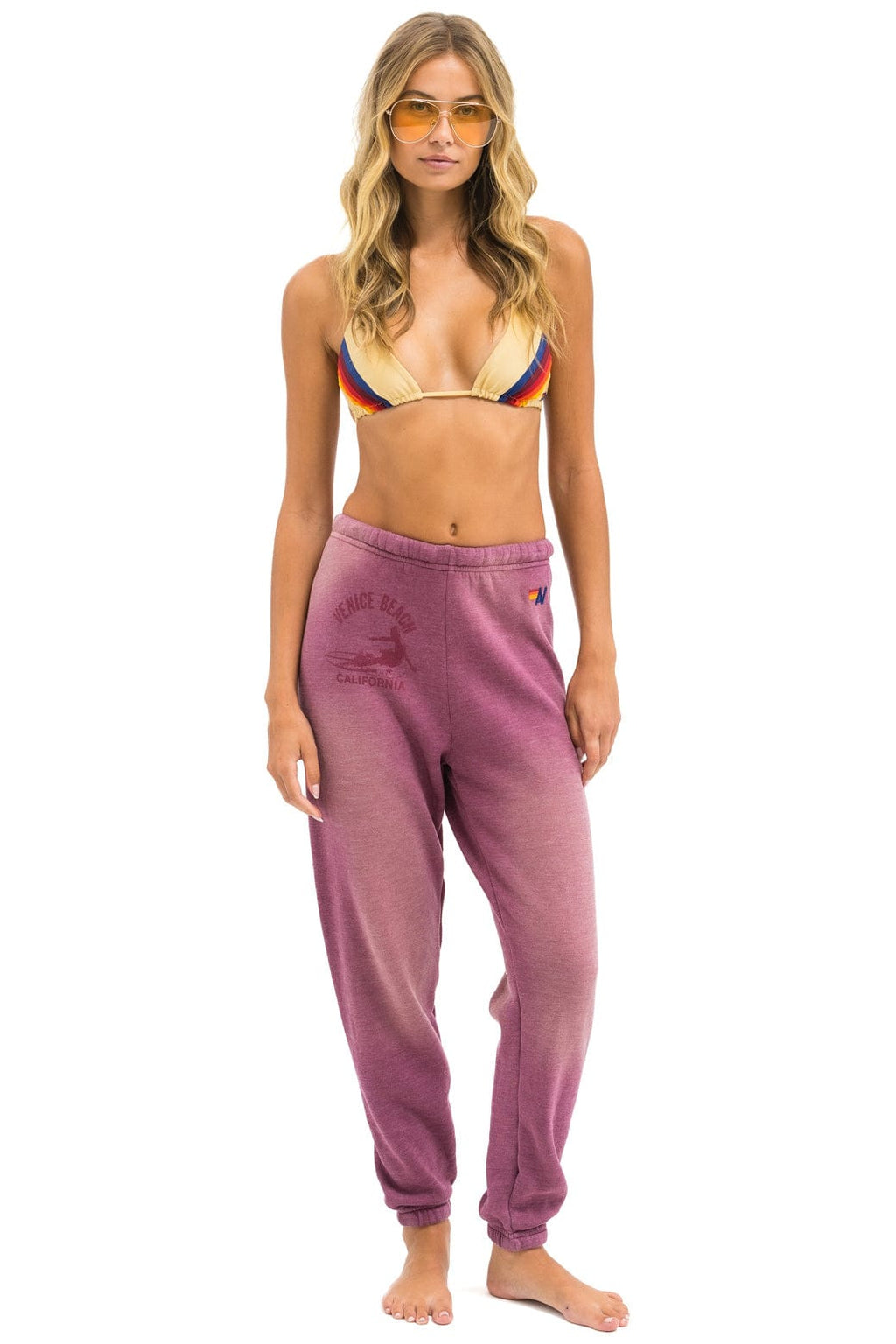 Classic VENICE SURFER SWEATPANTS - FADED BERRY