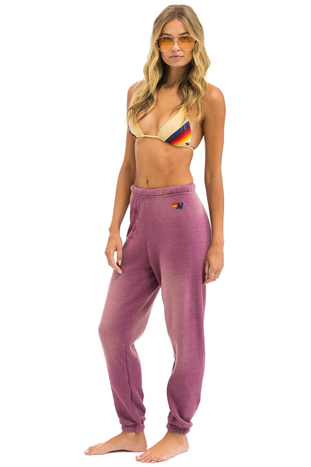 Classic VENICE SURFER SWEATPANTS - FADED BERRY