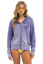 Classic VENICE SURFER ZIP HOODIE - FADED GRAPE