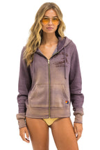 Classic VENICE SURFER ZIP HOODIE - FADED MOCHA