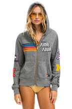 Classic FINAL FOUR INDIANAPOLIS 2026 ZIP HOODIE - HEATHER GREY