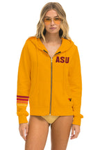 Classic ASU FORK EM DEVILS ZIP HOODIE - GOLD