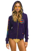 Classic AVIATOR NATION VENICE HOODIE - DEEP PURPLE