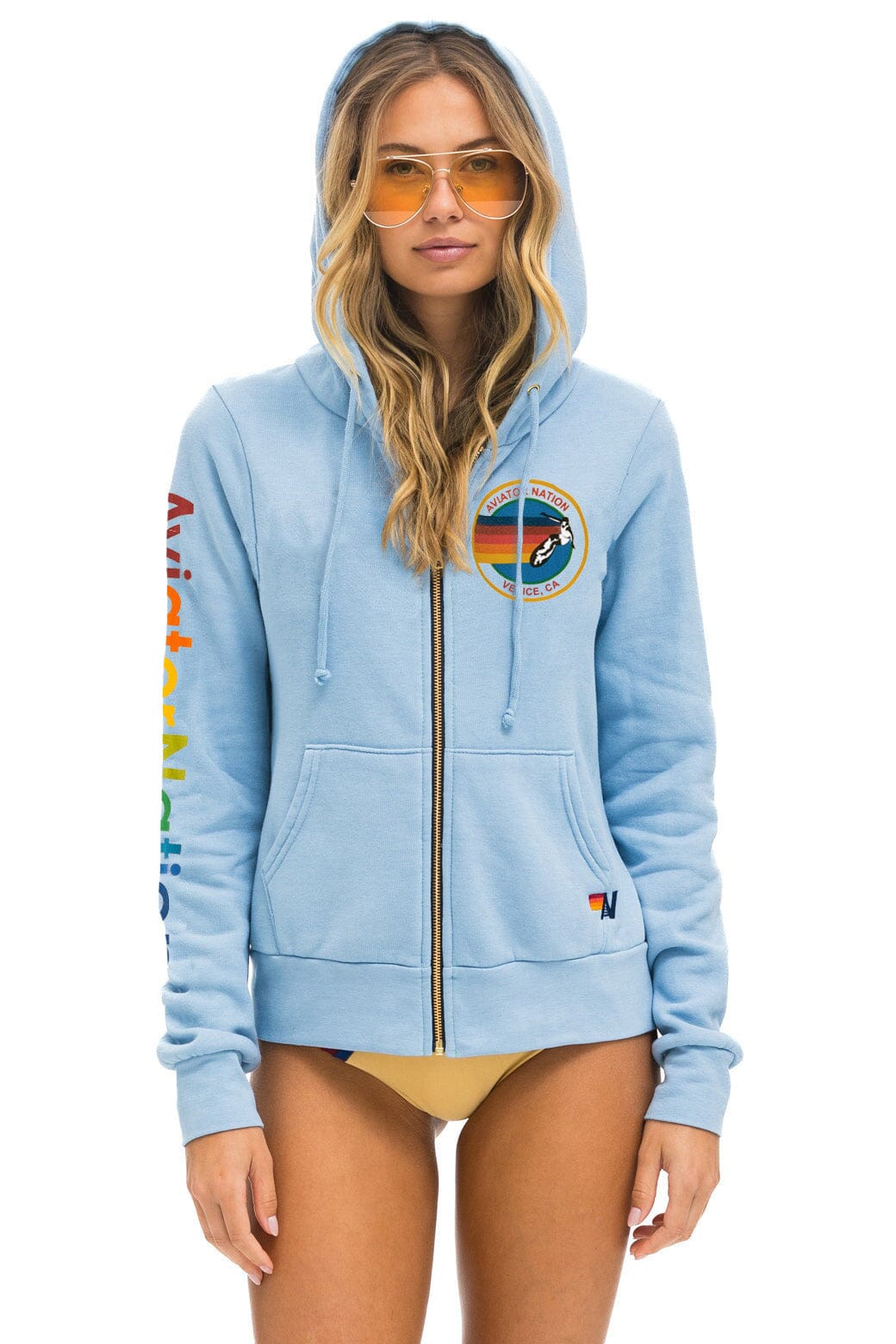Classic AVIATOR NATION VENICE HOODIE - ICE