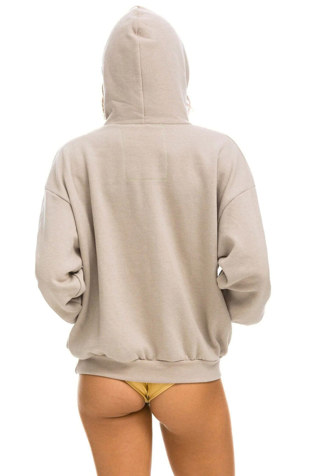 Classic AVIATOR NATION NASHVILLE RELAXED PULLOVER HOODIE - SAND