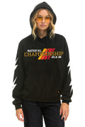 Classic CFP NATIONAL CHAMPIONSHIP TEAMS 2025 RELAXED PULLOVER HOODIE - BLACK