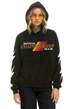 Classic CFP NATIONAL CHAMPIONSHIP TEAMS 2025 RELAXED PULLOVER HOODIE - BLACK
