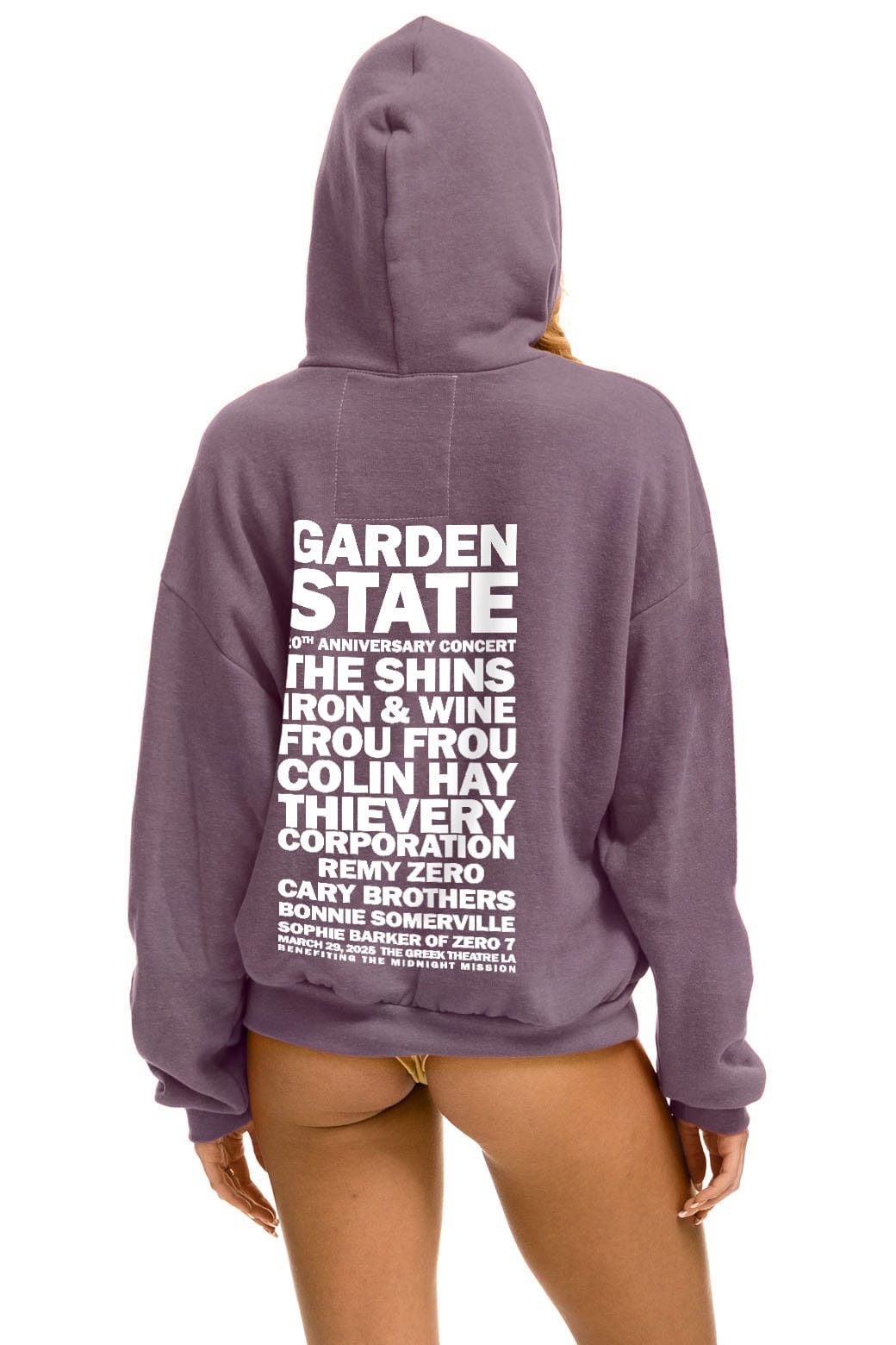 Classic GARDEN STATE CONCERT PULLOVER HOODIE RELAXED - MOCHA