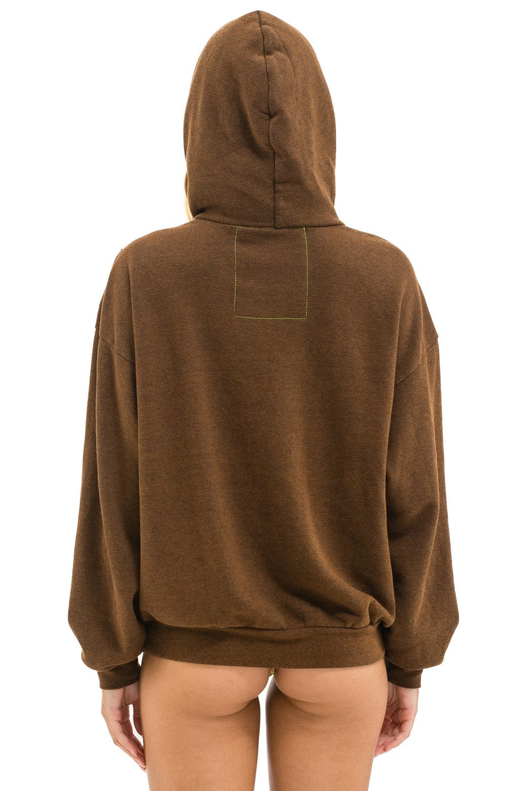 Classic LOGO PULLOVER RELAXED HOODIE - CHOCOLATE