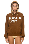 Classic LOCALS ONLY RELAXED PULLOVER HOODIE - CINNAMON