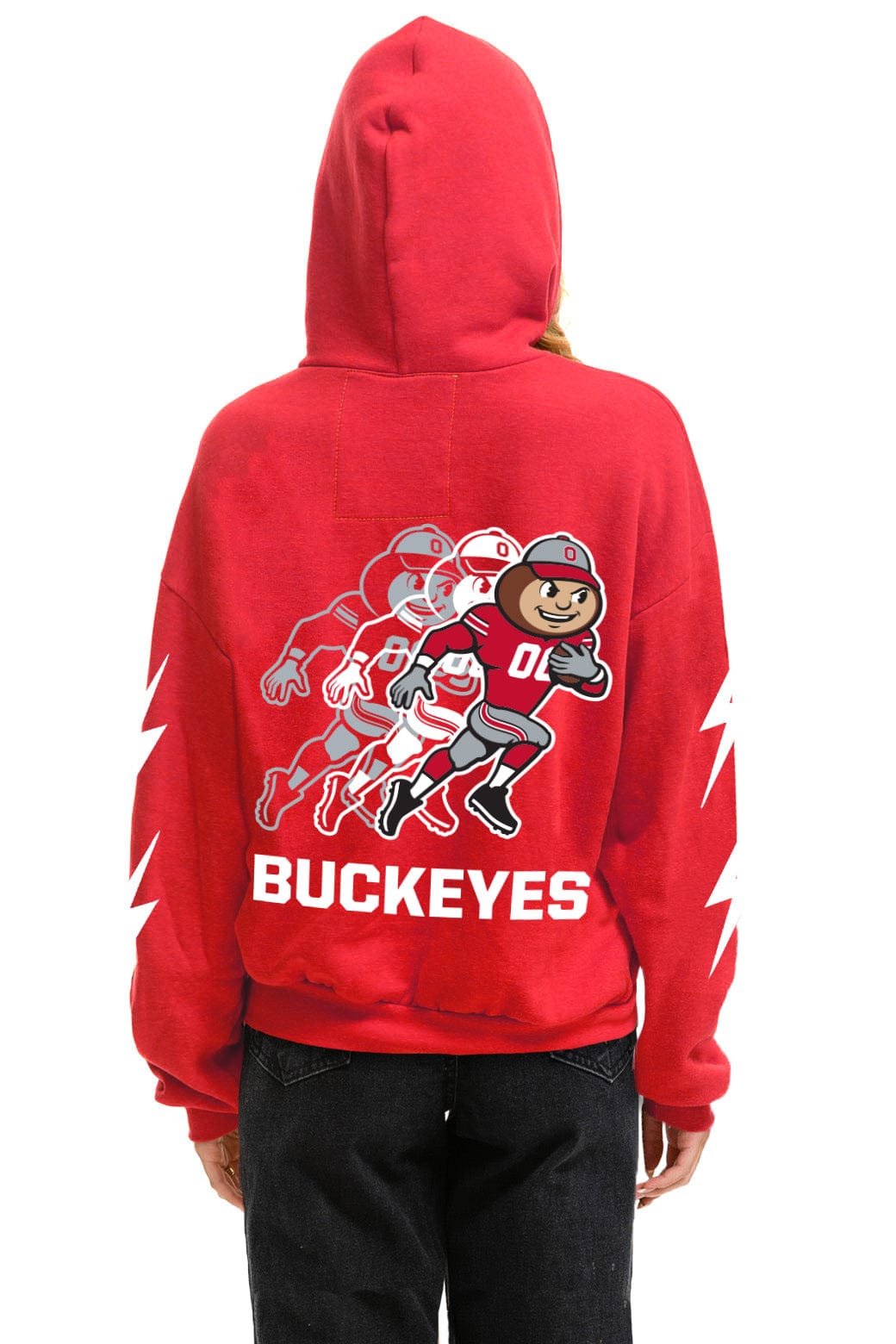 Classic OHIO STATE CFP CHAMPIONS 2025 RELAXED PULLOVER HOODIE - RED